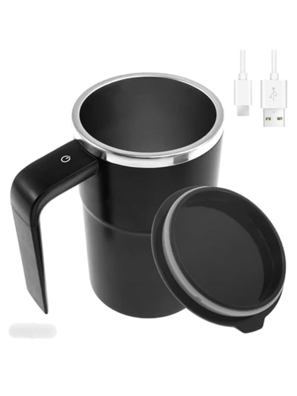 Self-stirring Coffee Mug Magnetic Stirring Cup Rechargeable Automatic MixinG- F2